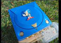 💙 SEGA Dreamcast HKT-3020 Home Console 💙 Edition🌟💙 GOLD/BLUE