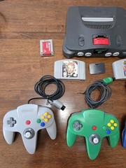 ULTIMATE Multiplayer N64 Bundle Console – 4 Controllers – Smash Bros – Goldeneye