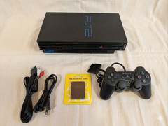 PlayStation 2 FAT PS2 CLEAN, NEW LASER, NEW 64MB MEM CARD, OEM CONTROLLER! GOOD!