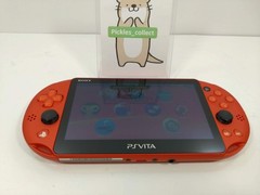 PS Vita Metallic Red Console only PCH-2000 ZA26 Wi-Fi PSV Tested 0528E