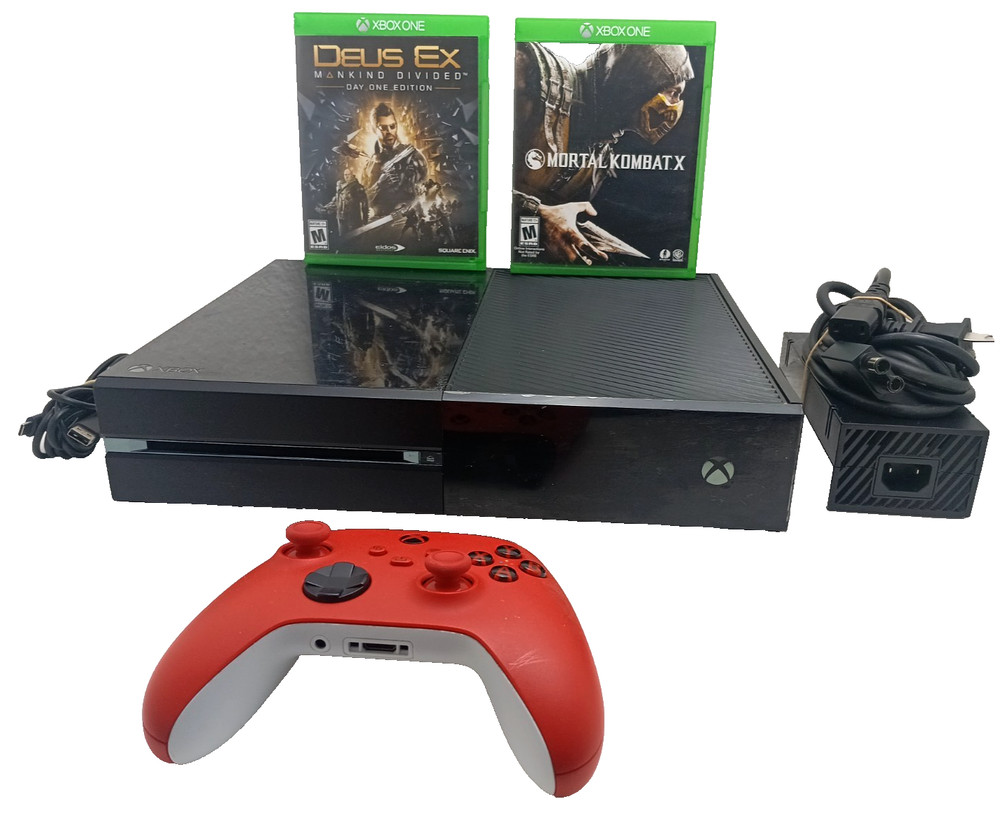 Microsoft Xbox One 500GB Console Bundle w/ controller & games – Tested