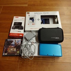 Nintendo 3DS Console Light Blue with Expansion Slide Pad