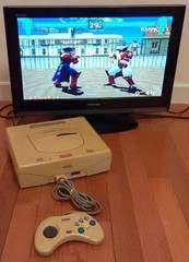 Sega Saturn Console + 1 Game controller NTSC-J HST-3220 white Tested s1314M