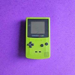 Nintendo Game Boy Color Apple Green 👾 CGB-001 GBC RESTORED NEW BODY