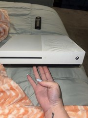 Microsoft Xbox One S Home Console White with Carbon Black Controller