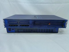 PS2 Ocean Blue Console Box set Playstation2 NTSC-J Japan Tested