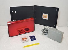 Nintendo 3DS Flame Red CTR-001 USA w. Accessories Pokémon & Mario Games TESTED✅️