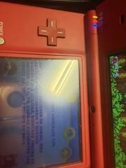 Nintendo DSi XL Red Handheld Console w/ Sonic Classic Collection & AC Adapter