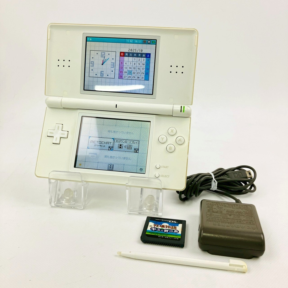 Nintendo DS Lite Crystal White Console & Charger Region Free Ship From US 242