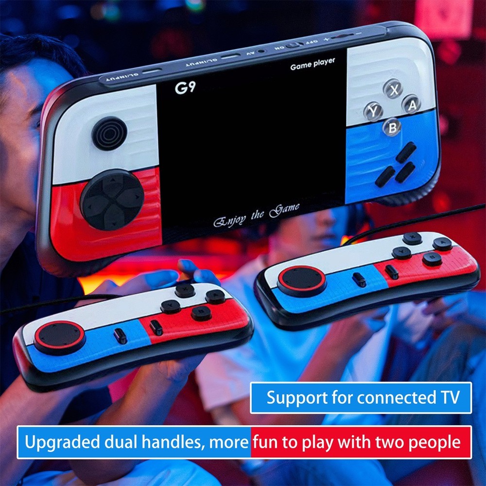 Retro Handheld Game Console 3″ IPS Built-in 666 Games Kids Gift for 2 Players