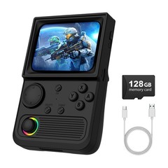R36T Retro Gaming Console, 3.5”IPS Screen CRT-Inspired, Handheld Game Consol…