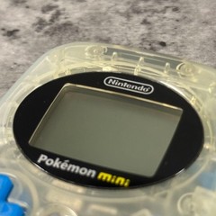NINTENDO Pokemon mini Console Upa Blue with 3Games (Pichu Brothers etc) Tested