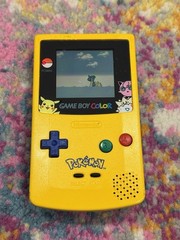 Nintendo Game Boy Color Handheld Pokémon Pikachu Edition Genuine Works
