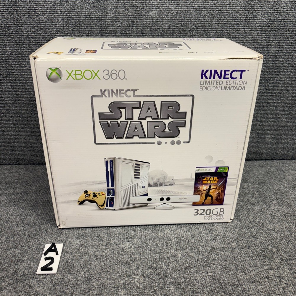 Xbox 360 Console Star Wars Kinect Bundle Limited Edition 320GB NEW Open Box
