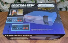 1986 NINTENDO NES CONTROL DECK Complete With Super Mario Bros In Box Nice!