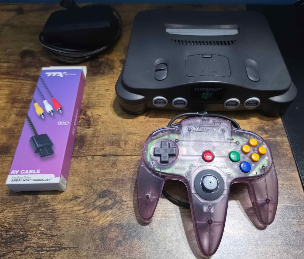 Nintendo 64 Console with Controller (Fully Tested and Working)