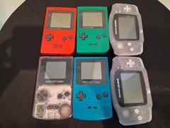 Lot Of 6 Working Nintendo Gameboys | 100% Original | Gameboy Pocket Color GBA