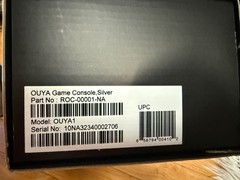OUYA Video Game Console & 1 Controller, complete in box/good condition