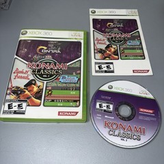 Konami Classics: Vol. 2 (Microsoft Xbox 360, 2009) Complete CIB w/ Manual