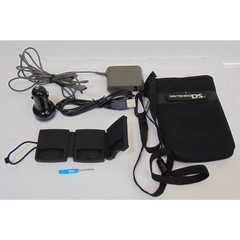 Nintendo DS Lite Console Cobalt Bundle USG-001 2006 Case Games Chargers SEGA EA