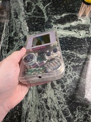 1989 Nintendo GameBoy DMG-01 Clear Authentic Play It Loud Console Fully Tested