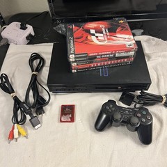 Sony PlayStation 2 Console – Black (SCPH-39001) Bundle 5 Games