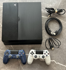 Sony PS4 PlayStation 4 FAT 500GB ( Low Fw | CUH-1115A) console w/ Two Controller