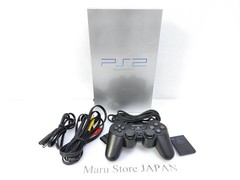 SONY PS2 Fat Game Console and Controller SCPH-39000 Silver Region NTSC-J JAPAN