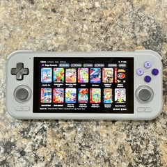 Retroid Pocket 4 Pro + Grip, Custom Handheld, 128GB + 255GB Card, Ready To Play