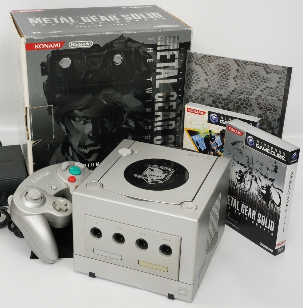 Gamecube METAL GEAR SOLID Console System Boxed DOL-001 JP For Japan Game CD