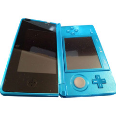 Nintendo 3DS console Light Blue tested Used w/BOX