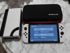Nintendo Switch OLED Console Bundle – 64GB HEG-001 w/ Dock, Atrix Case & NBA2K23