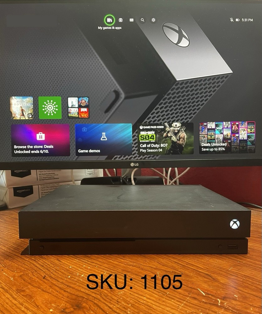 Microsoft Xbox One X 1TB Console Only