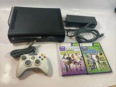 Microsoft Xbox 360 Black Console w/ Power Cable & 120GB HDD – Tested & Works