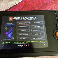 Atari Flashback Portable Handheld Game w/ 70 Preloaded Games Working –