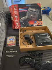 Sega Genesis Model 2 System In Original Box In Great Working Condition