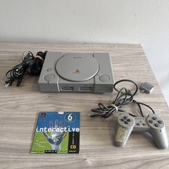 Sony PlayStation 1 SCPH-1002 Audiophile Console Bundle PS1 Lot Tested Working