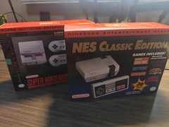 NES Classic Edition + Super Nintendo Classic Edition, New In Box