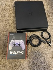 SONY PS4 SLIM – CUH-2215B – INCLUDES CABLES & 1 New CONTROLLER – 1TB Working