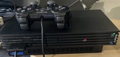 Sony PlayStation 2 Console – Black W/ controller and power cable – Tested