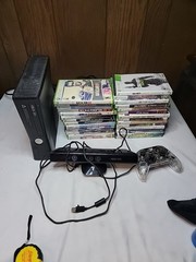 Microsoft Xbox 360 S Console, Controller, Kinect & 28 Games Mega Bundle!