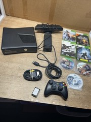Tested Xbox 360s Model 1439 Console Bundle + Games + Sensor + Controller – READ