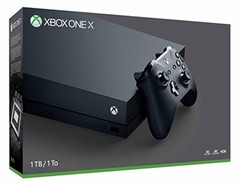 Microsoft Xbox One X 1TB Console Black Very Good 8E
