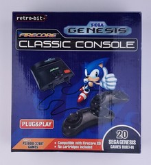 SEGS Genesis Firecore Classic Console From Retro-Bit 20 Games, Supports PSEUDO