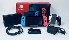 Nintendo Switch Neon Blue/Red Console Set Complete Boxed Excellent Cleaned Fast