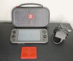 Nintendo Switch Lite Pokemon Dialga & Palkia Limited Edition w/ Case,Accessories