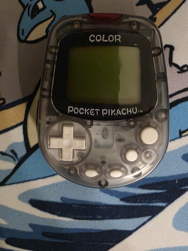 Nintendo Color Pocket Pikachu Clear Virtual Pet Pedometer MPG-002 JP | US SELLER