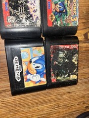 Sega Genesis Model 2 Console MK-1631 Bundle 6 Games – Sonic 1 2 3 – Earthworm +