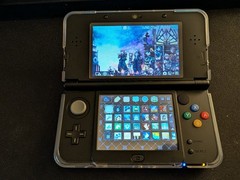 White Black Friday New 3DS w/ grip, case, screen protector