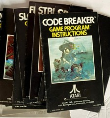 Atari 2600 Console System Cartridges Joy Sticks Manuals 22 Games Bundle LOT!
